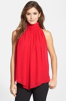 Thumbnail for your product : Vince Camuto Ruched Front Mock Neck Blouse