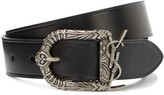 Thumbnail for your product : Saint Laurent Celtic Monogram leather belt