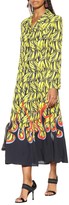 Thumbnail for your product : Prada Printed twill midi dress