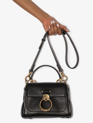 Chloé black Tess small leather top handle bag