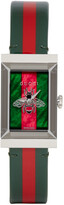Thumbnail for your product : Gucci Green & Red G-Frame Watch