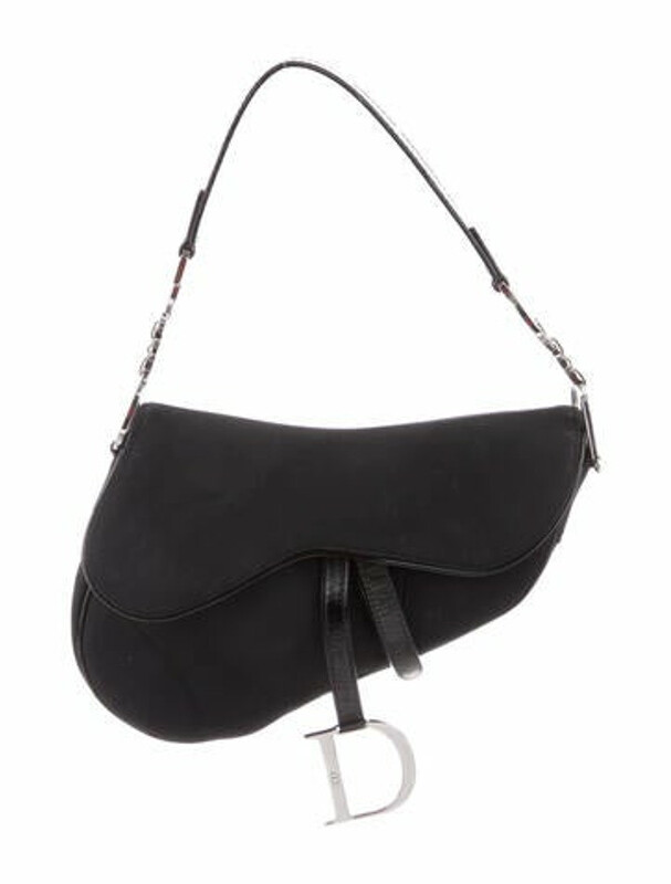 Christian Dior Nylon Saddle Bag Black ShopStyle