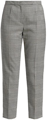 glen plaid ankle pants