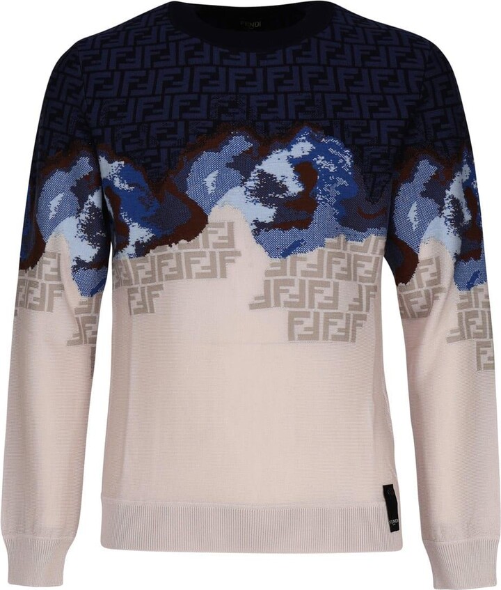 Fendi Multicolor Wool Pullover - ShopStyle Crewneck Sweaters