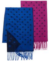 Thumbnail for your product : Charter Club Cashmere Polka Dot Muffler Scarf
