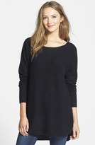 Thumbnail for your product : Halogen Cashmere Shirttail Sweater (Regular & Petite)