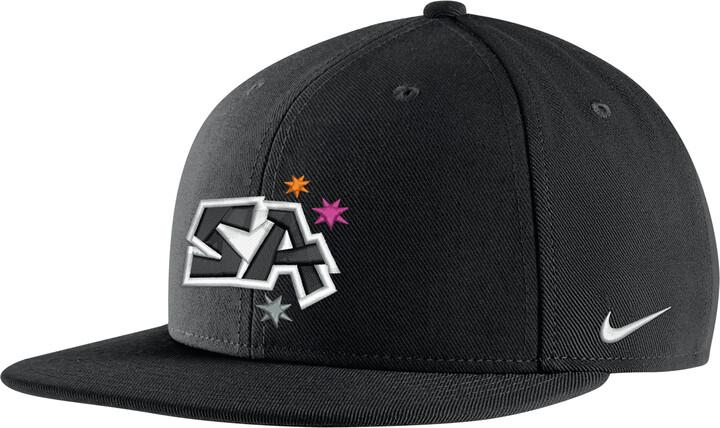 Nike San Antonio Spurs City Edition Men's NBA Snapback Hat in Black -  ShopStyle