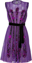 Thumbnail for your product : Alberta Ferretti Lace Dress in Purple
