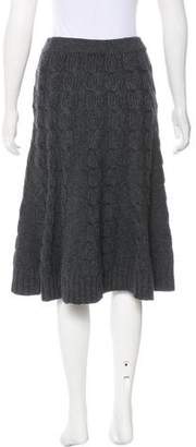 Michael Kors Merino Wool & Cashmere Cable Knit Skirt w/ Tags