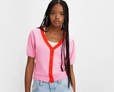 Thumbnail for your product : Levi's Josie Short Sleeve Cardigan - Women's - Begonia Pink