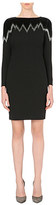 Thumbnail for your product : Emilio Pucci Velvet-panel wool-blend dress