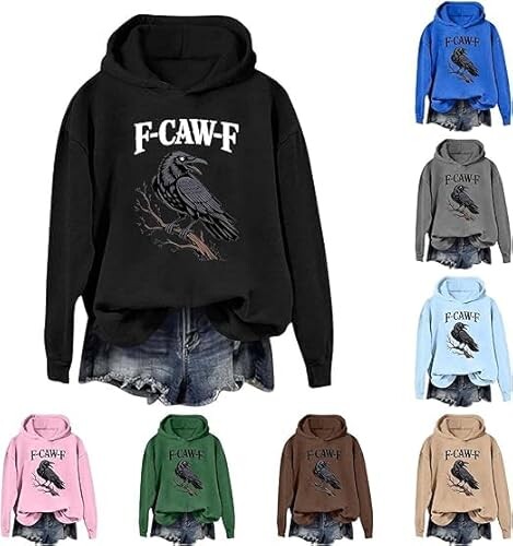 Fancyd F-Caw-F Crow Hoodie