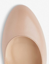Thumbnail for your product : LK Bennett Eevi leather wedge court shoes