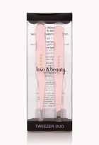 Thumbnail for your product : Forever 21 LOVE & BEAUTY Tweezer Duo
