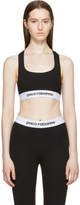 Thumbnail for your product : Paco Rabanne Black Elasticized Sports Bra