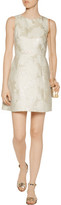 Thumbnail for your product : Alice + Olivia Metallic Jacquard Mini Dress