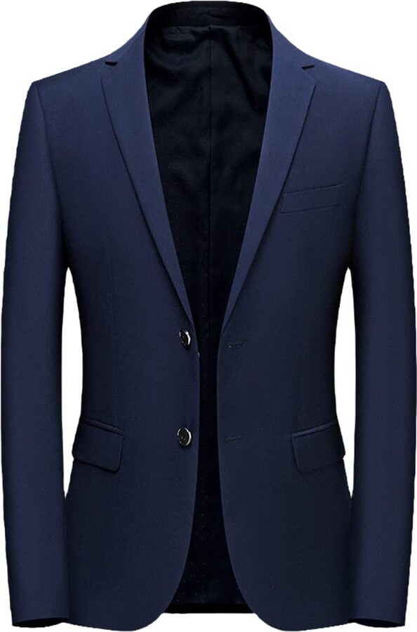 HSQIBAOER Wine Red Formal Business Dress Blazer Jacket Spring Slim Fit