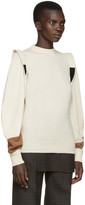 Thumbnail for your product : Toga Beige Panelled Sweater