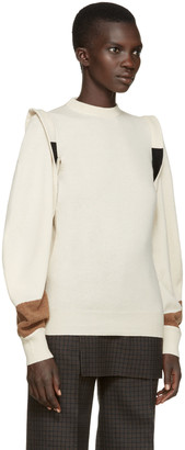 Toga Beige Panelled Sweater
