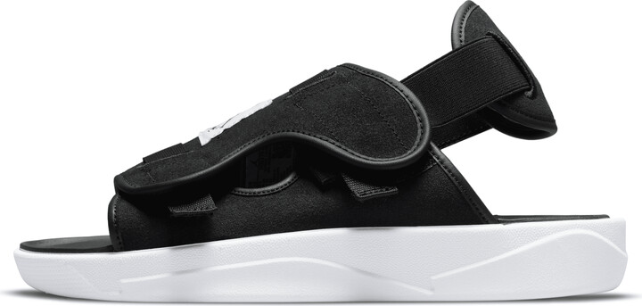 mens jordan slides black