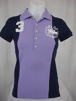Thumbnail for your product : Ralph Lauren Womens Big Pony Polo Shirt Dual Double Match Mesh Short Sleeve Navy