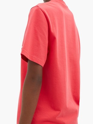 Martine Rose Probably The Best Printed Cotton-jersey T-shirt - Red