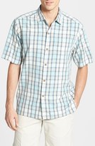 Thumbnail for your product : Tommy Bahama 'Howard Plaid' Original Fit Silk Campshirt