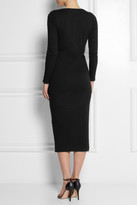 Thumbnail for your product : Karl Lagerfeld Paris Nila cotton-blend cloqué midi dress