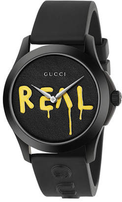 Gucci 38MM G-Timeless "REAL" Motif Watch