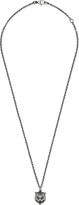 Thumbnail for your product : Gucci Necklace in silver with feline head