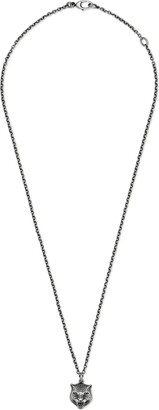 Gucci Necklace in silver with feline head