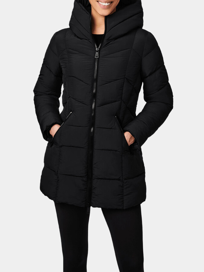Bernardo Hooded Quilted Puffer Coat ShopStyle