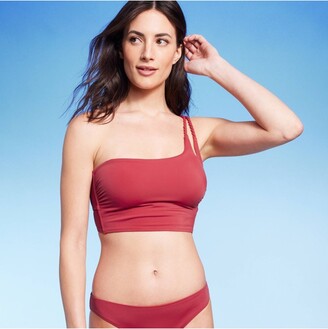 target one shoulder bikini top