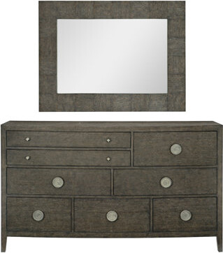 Bernhardt Linea 8 Drawer Dresser with Mirror