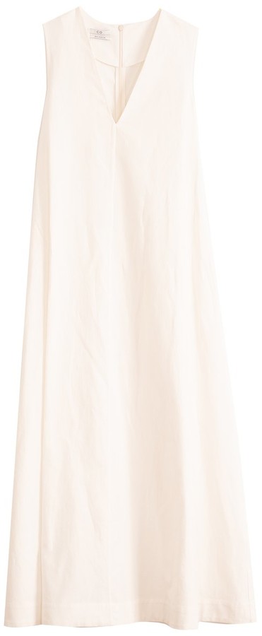 cotton sleeveless maxi dress