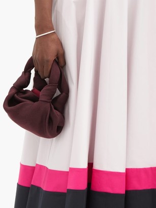 Roksanda Ling Colour-block Cotton-poplin Dress - Light Pink