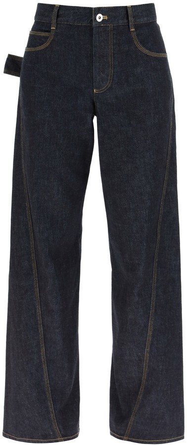 デニム・ジーパン bottegaveneta DENIM JEANS Bottega Veneta RAW DENIM JEANS 36 Blue Cotton, Denim - ShopStyle