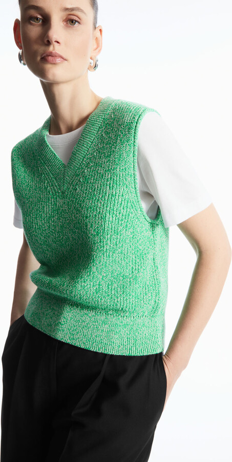COS Chunky Knit Vest - ShopStyle Sweaters