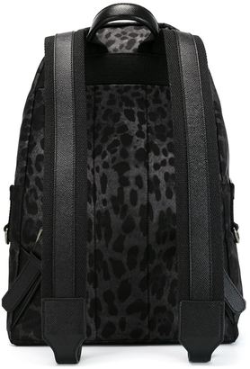 Dolce & Gabbana 'Vulcano' backpack - men - Cotton/Calf Leather/Polyamide - One Size
