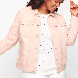 blush denim jacket