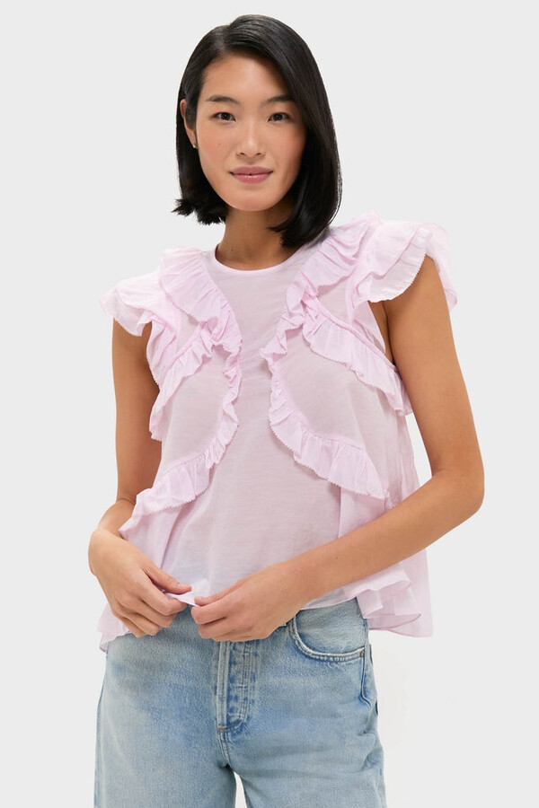 Etoile Isabel Marant Light Pink Nalou Top
