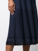 Thumbnail for your product : Theory pleated V-neck midi-dress