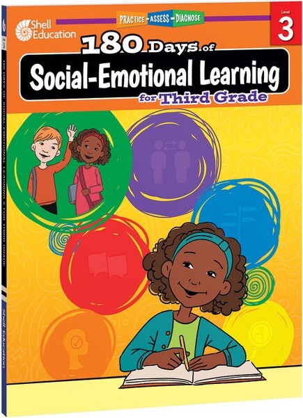 Shell Education Pub 180Days(tm)Social-EmotionalLearningforThirdGrade-(180DaysofPractice)byKristinKemp(Paperback)