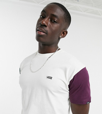 Vans Opposite color block T-shirt in white multi Exclusive at ASOS -  ShopStyle