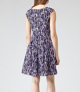 Thumbnail for your product : Reiss Allegra ABSTRACT PRINT FLARE DRESS