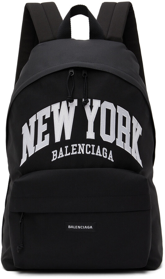Balenciaga Black New York Cities Backpack - ShopStyle