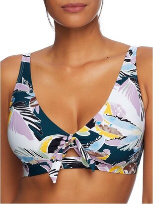Birdsong Women's Wanderlust Tie Front Bikini Top - S10144-WANDE