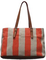 Thumbnail for your product : Sondra Roberts Striped Canvas Tote