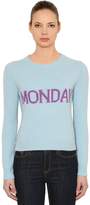 Thumbnail for your product : Alberta Ferretti Slim Monday Wool & Cashmere Sweater