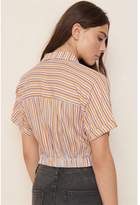 Thumbnail for your product : Garage Knot Front Shirt - FINAL SALE Multicolor Stripe